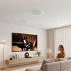 image:imageVEVOR Bluetooth Ceiling Speakers 8 in Ceiling amp inWall Speaker System with Amplifier 2Way Flush Mount Speakers for Damp Humid Placement Home Theater Living Room or Covered Patio 1 Pair65 4 Pieces with Amplifier