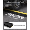 image:imageVEVOR Cable Protector Ramp 2 Channel Heavy Duty 3937 Rubber Cord Hose Wire Cover 22W x 2H Large Channel Size Traffic Speed Bump with FlipOpen Top Cover for Indoor Outdoor Use