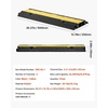 image:imageVEVOR Cable Protector Ramp 2 Channel Heavy Duty 3937 Rubber Cord Hose Wire Cover 22W x 2H Large Channel Size Traffic Speed Bump with FlipOpen Top Cover for Indoor Outdoor Use