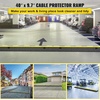 image:imageVEVOR Cable Protector Ramp 5 Packs 2 Channels Speed Bump Rubber Modular Humps Rated 11000 LBS Load Capacity Protective Wire Cord Ramp Driveway Rubber Traffic Speed Bumps Cable Protector  Traffic Speed Bump Modular Interlocking Connection Protective Wire Cord Rubber Ramp Driveway with PVC FlipOpen Top Cover