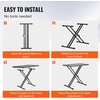image:imageVEVOR DJ Table Stand 3243 x 18 Portable DJ Laptop and Controller Stand Lightweight DJ Desk DJ Booth Adjustable Height DJ Stand Foldable DoubleX Keyboard Stand amp Tabletop Audio Mixer StandDJ Table