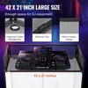 image:imageVEVOR DJ Table Stand 3243 x 18 Portable DJ Laptop and Controller Stand Lightweight DJ Desk DJ Booth Adjustable Height DJ Stand Foldable DoubleX Keyboard Stand amp Tabletop Audio Mixer StandDJ Table Stand