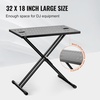 image:imageVEVOR DJ Table Stand 3243 x 18 Portable DJ Laptop and Controller Stand Lightweight DJ Desk DJ Booth Adjustable Height DJ Stand Foldable DoubleX Keyboard Stand amp Tabletop Audio Mixer StandDJ Table