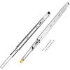 image:imageVEVOR Drawer Slides 24inch 1 Pair Locking Drawer Slides 250lbs Load Capacity Side Mount Ball Bearing 3Fold Full ExtensionNew