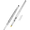 image:imageVEVOR Drawer Slides 24inch 1 Pair Locking Drawer Slides 250lbs Load Capacity Side Mount Ball Bearing 3Fold Full ExtensionNew