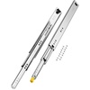image:imageVEVOR Drawer Slides 24inch 1 Pair Locking Drawer Slides 250lbs Load Capacity Side Mount Ball Bearing 3Fold Full ExtensionNew