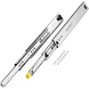 image:imageVEVOR Drawer Slides 24inch 1 Pair Locking Drawer Slides 250lbs Load Capacity Side Mount Ball Bearing 3Fold Full ExtensionNew