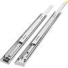 image:imageVEVOR Drawer Slides 24inch 1 Pair Locking Drawer Slides 250lbs Load Capacity Side Mount Ball Bearing 3Fold Full ExtensionOld