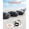 image:imageVEVOR EV Charger Extension Cable 32Amp 40 ft J1772 Extension Cord Compatible with 120V240V SAE J1772 Electric Vehicle Chargers Level 1Level 2 IP66 Heavy Duty Car Charging Cable with Carrying Bag48Amp  Tesla