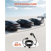 image:imageVEVOR EV Charger Extension Cable 32Amp 40 ft J1772 Extension Cord Compatible with 120V240V SAE J1772 Electric Vehicle Chargers Level 1Level 2 IP66 Heavy Duty Car Charging Cable with Carrying Bag32Amp  J1772