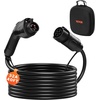 image:imageVEVOR EV Charger Extension Cable 32Amp 40 ft J1772 Extension Cord Compatible with 120V240V SAE J1772 Electric Vehicle Chargers Level 1Level 2 IP66 Heavy Duty Car Charging Cable with Carrying Bag32Amp  J1772