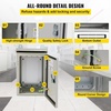 image:imageVEVOR Electrical Enclosure 24 x 24 x 12 NEMA 4 Outdoor Enclosure IP65 Waterproof amp Dustproof ColdRolled Carbon Steel Hinged Junction Box for Outdoor Indoor Use with Rain Hood12 x 8 x 6