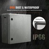 image:imageVEVOR Electrical Enclosure 24 x 24 x 12 NEMA 4 Outdoor Enclosure IP65 Waterproof amp Dustproof ColdRolled Carbon Steel Hinged Junction Box for Outdoor Indoor Use with Rain Hood24 x 24 x 12