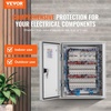 image:imageVEVOR Electrical Enclosure Box23619791Fiberglass Junction BoxIP66 Waterproof amp DustproofOutdoor Electrical Boxwith Mounting Plat12 x 10 x 6
