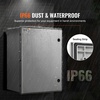 image:imageVEVOR Electrical Enclosure Box23619791Fiberglass Junction BoxIP66 Waterproof amp DustproofOutdoor Electrical Boxwith Mounting Plat197 x 157 x 79