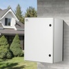 image:imageVEVOR Electrical Enclosure Box23619791Fiberglass Junction BoxIP66 Waterproof amp DustproofOutdoor Electrical Boxwith Mounting Plat197 x 157 x 79