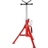 image:imageVEVOR HeavyDuty VHead Pipe Stand for 1812 Pipes Supporting  2500 lbs Load Capacity 2442 Height Adjustment Folding amp Portable Design for Pipe Threading Cutting Grooving Welding