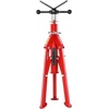 image:imageVEVOR HeavyDuty VHead Pipe Stand for 1812 Pipes Supporting  2500 lbs Load Capacity 2442 Height Adjustment Folding amp Portable Design for Pipe Threading Cutting Grooving Welding