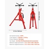 image:imageVEVOR HeavyDuty VHead Pipe Stand for 1812 Pipes Supporting  2500 lbs Load Capacity 2442 Height Adjustment Folding amp Portable Design for Pipe Threading Cutting Grooving Welding