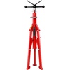 image:imageVEVOR HeavyDuty VHead Pipe Stand for 1812 Pipes Supporting  2500 lbs Load Capacity 2852 Height Adjustment Folding amp Portable Design for Pipe Threading Cutting Grooving Welding