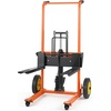 image:imageVEVOR Hydraulic Material Lift Winch Stacker 450 lbs Load Capacity 354 Max Lifting Height Pallet Truck Dolly with Fork Lift Table Foldable amp Portable Pallet Jack Table Cart Orange amp Black
