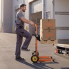 image:imageVEVOR Hydraulic Material Lift Winch Stacker 450 lbs Load Capacity 354 Max Lifting Height Pallet Truck Dolly with Fork Lift Table Foldable amp Portable Pallet Jack Table Cart Orange amp Black
