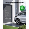 image:imageVEVOR Level 12 Tesla Charger 16 Amp Portable Electric Car EV Charger with 25 ft Charging Cable 120V240V NEMA 620P Plug NEMA 515 Adapter LED Indicator NACS Connector for Tesla Model YX3S40 Amp