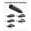 image:imageVEVOR Level 12 Tesla Charger 16 Amp Portable Electric Car EV Charger with 25 ft Charging Cable 120V240V NEMA 620P Plug NEMA 515 Adapter LED Indicator NACS Connector for Tesla Model YX3S32 Amp