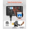 image:imageVEVOR Manual EV Charging Switch NEMA 1030 Splitter Switch for Dryer amp EV 24A Max 240V Manual Power Distribution with Circuit Breaker RealTime Display HandOperated Selector Plug and Play ETLNEMA 1030 Dual 1030R