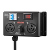 image:imageVEVOR Manual EV Charging Switch NEMA 1030 Splitter Switch for Dryer amp EV 24A Max 240V Manual Power Distribution with Circuit Breaker RealTime Display HandOperated Selector Plug and Play ETLNEMA 1030 Dual 1030R