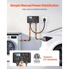 image:imageVEVOR Manual EV Charging Switch NEMA 1030 Splitter Switch for Dryer amp EV 24A Max 240V Manual Power Distribution with Circuit Breaker RealTime Display HandOperated Selector Plug and Play ETLNEMA 1430 1430R  1450R