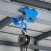 image:imageVEVOR Manual Trolley 4400 lbs2 Ton Load Capacity Push Beam Trolley with Dual Wheels Adjustable for IBeam Flange Width 24 to 7 Heavy Duty Carbon Steel Garage Hoist for Straight amp Curved I Beam