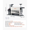 image:imageVEVOR Manual Wire Stripper Machine 006118 in Copper Cable Stripper Tool Hand Crank or Drill Powered Modes HeavyDuty Q235 Frame Wire Stripping Machine Easy to Use for Scrap Copper Recycling370W Automatic or Hand Crank
