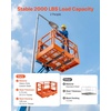 image:imageVEVOR Mesh Telehandler Work Platform 48 x 715 Inch Man Safety Basket 2000 lbs Capacity Forklift Telehandler Attachment Safety Cage Heavy Duty Carbon Steel for Most Aerial Jobs Lifting Loader