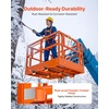 image:imageVEVOR Mesh Telehandler Work Platform 48 x 715 Inch Man Safety Basket 2000 lbs Capacity Forklift Telehandler Attachment Safety Cage Heavy Duty Carbon Steel for Most Aerial Jobs Lifting Loader
