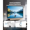 image:imageVEVOR Motorized Projector Screen 120 inch 43 1080 HD Electric Projector Screen Wall Mounted Projection Dispaly Projector with Remote Control Automatic Movie Screen for Family Home Office Theater