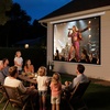 image:imageVEVOR Motorized Projector Screen 72 inch 43 1080 HD Electric Projection Screen Wall Mounted Projection Dispaly Projector with Remote Control Automatic Movie Screen for Family Home Office TheaterES72