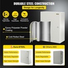 image:imageVEVOR NEMA Steel Enclosure 20 x 12 x 10 NEMA 4X Steel Electrical Box IP66 Waterproof amp Dustproof OutdoorIndoor Electrical Junction Box with Mounting Plate16 x 12 x 6