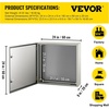 image:imageVEVOR NEMA Steel Enclosure 20 x 12 x 10 NEMA 4X Steel Electrical Box IP66 Waterproof amp Dustproof OutdoorIndoor Electrical Junction Box with Mounting Plate24 x 24 x 8