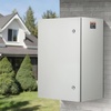 image:imageVEVOR NEMA Steel Enclosure 20 x 12 x 10 NEMA 4X Steel Electrical Box IP66 Waterproof amp Dustproof OutdoorIndoor Electrical Junction Box with Mounting Plate24 x 16 x 12