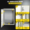 image:imageVEVOR NEMA Steel Enclosure 20 x 12 x 10 NEMA 4X Steel Electrical Box IP66 Waterproof amp Dustproof OutdoorIndoor Electrical Junction Box with Mounting Plate24 x 16 x 10
