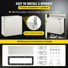 image:imageVEVOR NEMA Steel Enclosure 20 x 12 x 10 NEMA 4X Steel Electrical Box IP66 Waterproof amp Dustproof OutdoorIndoor Electrical Junction Box with Mounting Plate24 x 24 x 12