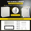 image:imageVEVOR NEMA Steel Enclosure 20 x 12 x 10 NEMA 4X Steel Electrical Box IP66 Waterproof amp Dustproof OutdoorIndoor Electrical Junction Box with Mounting Plate20 x 16 x 8