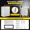 image:imageVEVOR NEMA Steel Enclosure 20 x 12 x 10 NEMA 4X Steel Electrical Box IP66 Waterproof amp Dustproof OutdoorIndoor Electrical Junction Box with Mounting Plate20 x 16 x 10