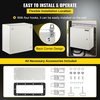image:imageVEVOR NEMA Steel Enclosure 20 x 12 x 10 NEMA 4X Steel Electrical Box IP66 Waterproof amp Dustproof OutdoorIndoor Electrical Junction Box with Mounting Plate16 x 16 x 8