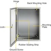 image:imageVEVOR NEMA Steel Enclosure 20 x 12 x 10 NEMA 4X Steel Electrical Box IP66 Waterproof amp Dustproof OutdoorIndoor Electrical Junction Box with Mounting Plate16 x 12 x 8