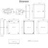 image:imageVEVOR NEMA Steel Enclosure 20 x 12 x 10 NEMA 4X Steel Electrical Box IP66 Waterproof amp Dustproof OutdoorIndoor Electrical Junction Box with Mounting Plate20 x 16 x 6