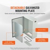 image:imageVEVOR NEMA Steel Enclosure 20 x 12 x 10 NEMA 4X Steel Electrical Box IP66 Waterproof amp Dustproof OutdoorIndoor Electrical Junction Box with Mounting Plate28 x 20 x 10