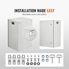 image:imageVEVOR NEMA Steel Enclosure 20 x 12 x 10 NEMA 4X Steel Electrical Box IP66 Waterproof amp Dustproof OutdoorIndoor Electrical Junction Box with Mounting Plate24 x 16 x 12