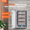 image:imageVEVOR NEMA Steel Enclosure 20 x 12 x 10 NEMA 4X Steel Electrical Box IP66 Waterproof amp Dustproof OutdoorIndoor Electrical Junction Box with Mounting Plate24 x 16 x 12